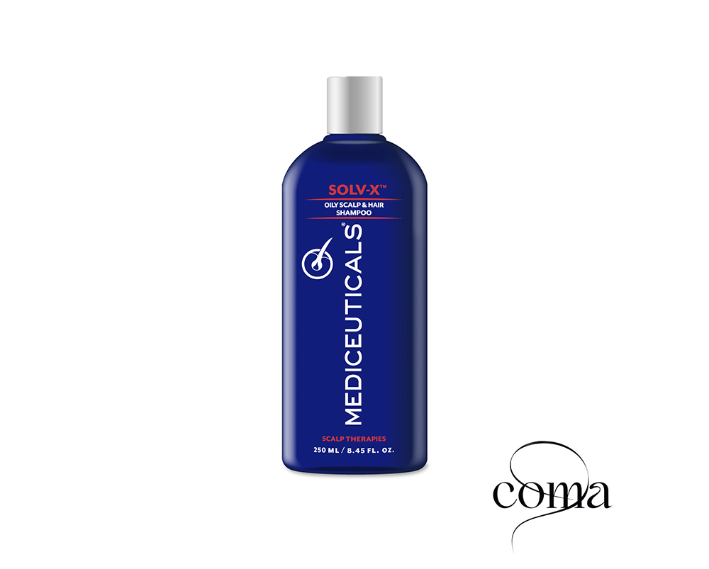 Лікувальний шампунь для жирної шкіри голови Mediceuticals Solv-X Shampoo 250ml