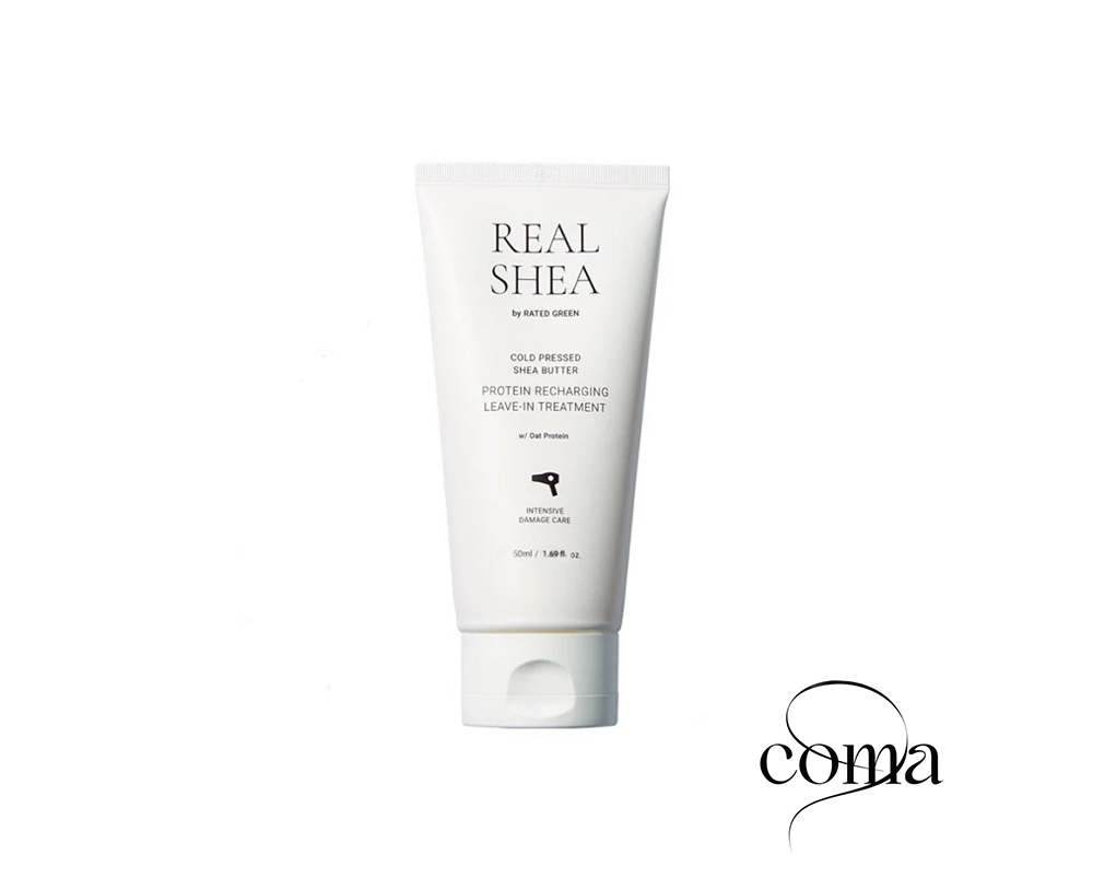 Термозахисний відновлюючий крем для волосся з маслом ши Rated Green Real Shea Protein Recharging Leave-in Treatment 150ml