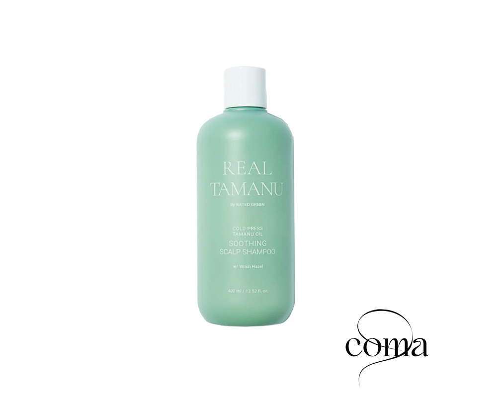 Заспокійливий шампунь з маслом таману Rated Green Real Tamanu Oil Soothing Scalp Shampoo 400ml