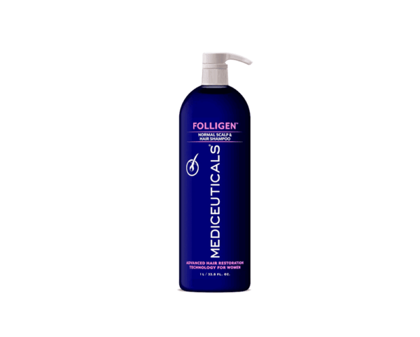 Шампунь проти випадіння та витончення волосся у жінок Mediceuticals Folligen Shampoo 1L