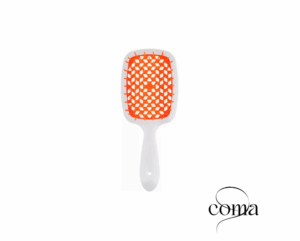 Гребінець Janeke Original White + Orange