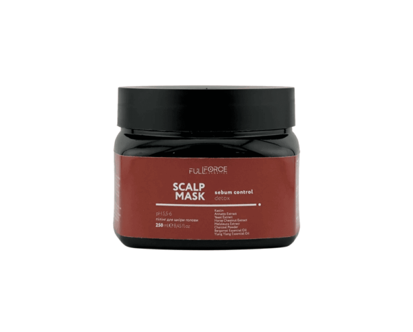 Маска-глина для жирного типу шкіри голови Full Force Scalp Mask Sebum Control Detox 250 ml