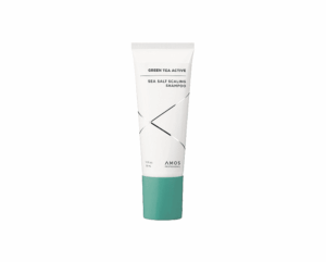 Шампунь-скраб для шкіри голови AMOS Professional Green Tea Active Sea Salt Scaling Shampoo 150ml