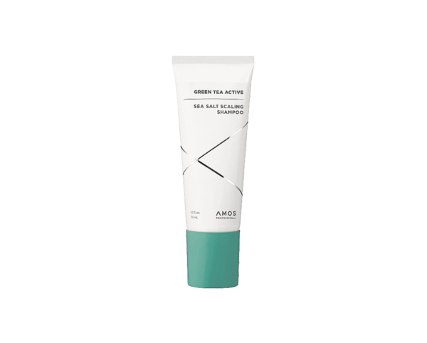 Шампунь-скраб для шкіри голови AMOS Professional Green Tea Active Sea Salt Scaling Shampoo 150ml