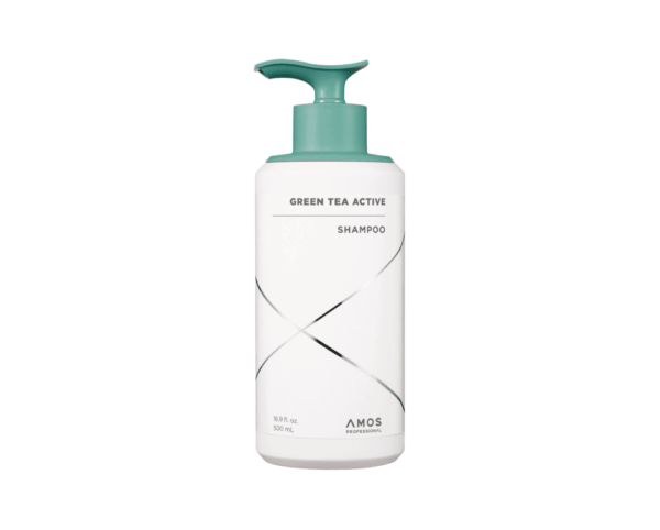 Шампунь проти випадіння волосся AMOS Professional Green Tea Active Shampoo 500ml