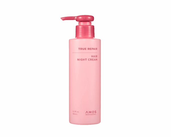 Нічний незмивний крем для сухого та пошкодженого волосся AMOS Professional True Repair Hair Night Cream 180 ml