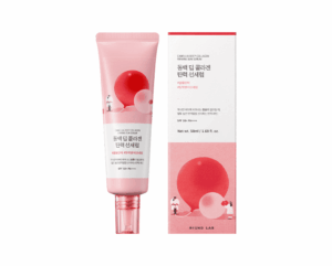 Сонцезахисна сироватка з колагеном ROUND LAB Camellia Deep Collagen Firming Sun Serum 50 ml