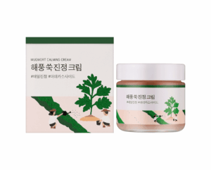 Заспокійливий крем з морським полином ROUND LAB Mugwort Calming Cream 80 ml