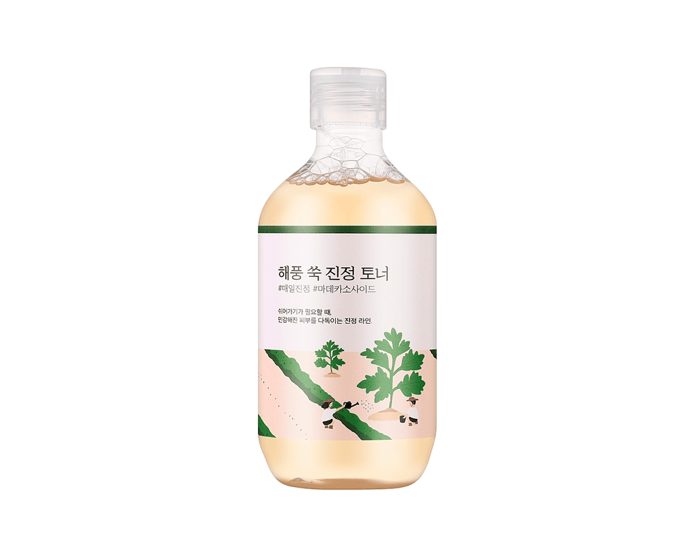 Заспокійливий тонер з морським полином ROUND LAB Mugwort Calming Toner 300 ml