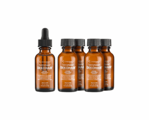 Інноваційний лосьйон для росту волосся та боротьби з їх випадінням DEKOHAIR Dekopill 120ml (4x30ml)