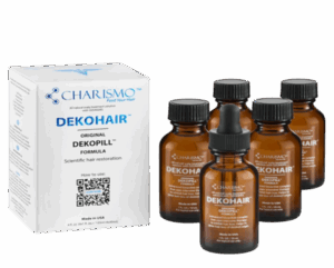 Інноваційний лосьйон для росту волосся та боротьби з їх випадінням DEKOHAIR Dekopill 120ml (4x30ml)