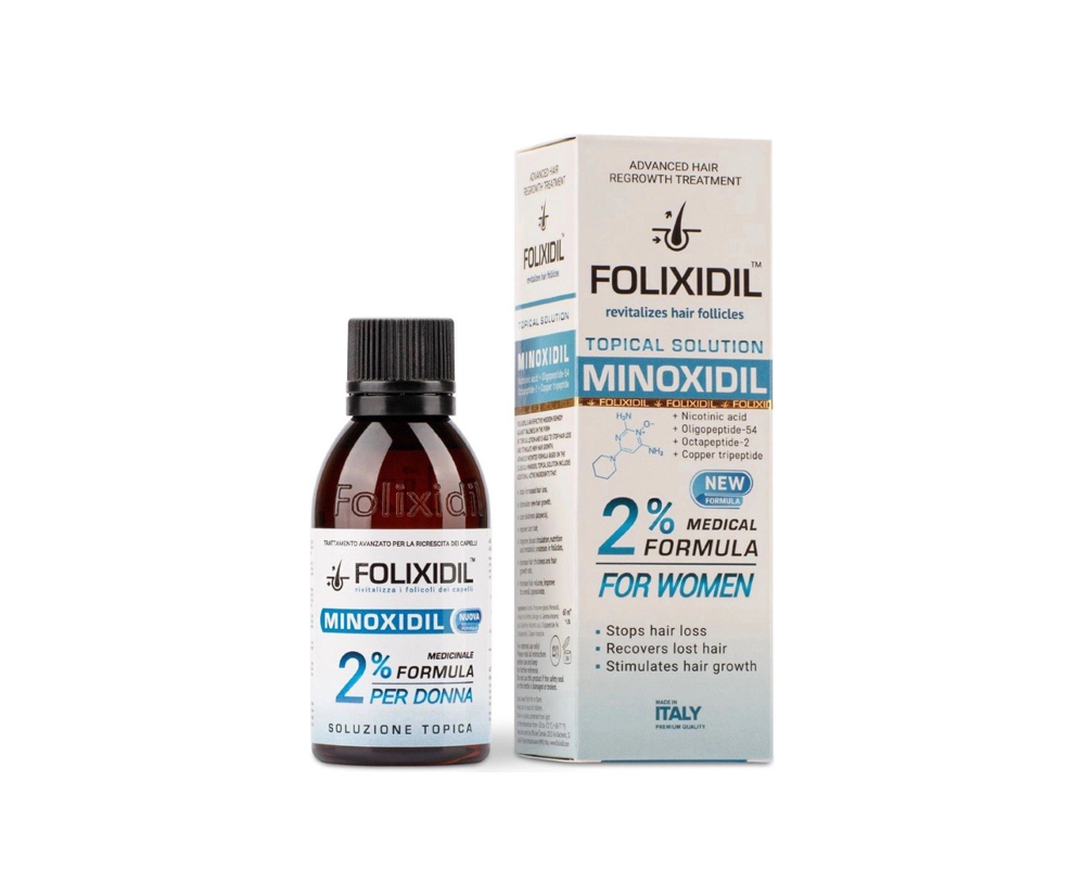 Лосьйон від випадіння волосся Folixidil Minoxidil 2% 60ml