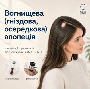 Вогнищева алопеція — округлі вогнища випадіння волосся на голові